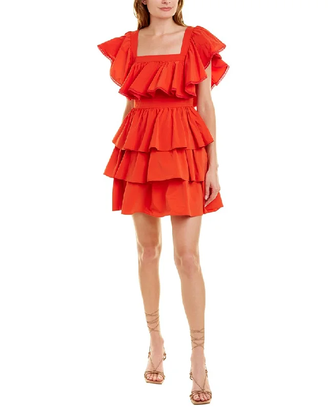 Clearance Event Toccin Ruffle Mini Dress