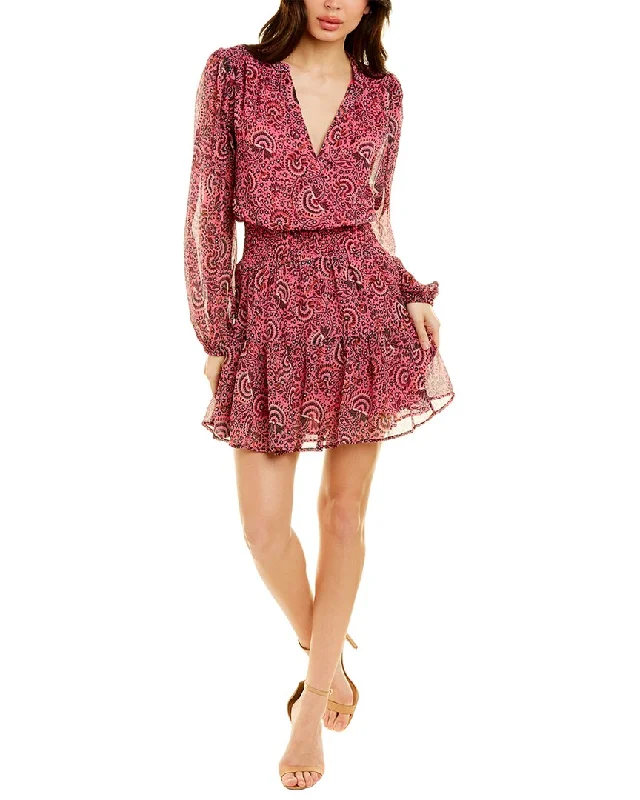 End - Of - Month Blowout A.L.C. Sari Silk Mini Dress