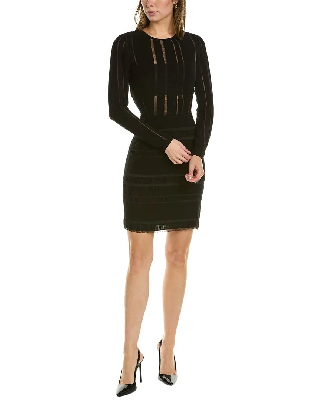 Exclusive Sale SHO by Tadashi Shoji Drop-Stitch Mini Dress