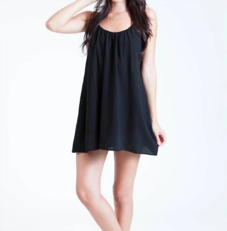 Great Prices On Feminine Styles St Barts Low Back Mini Dress In Black