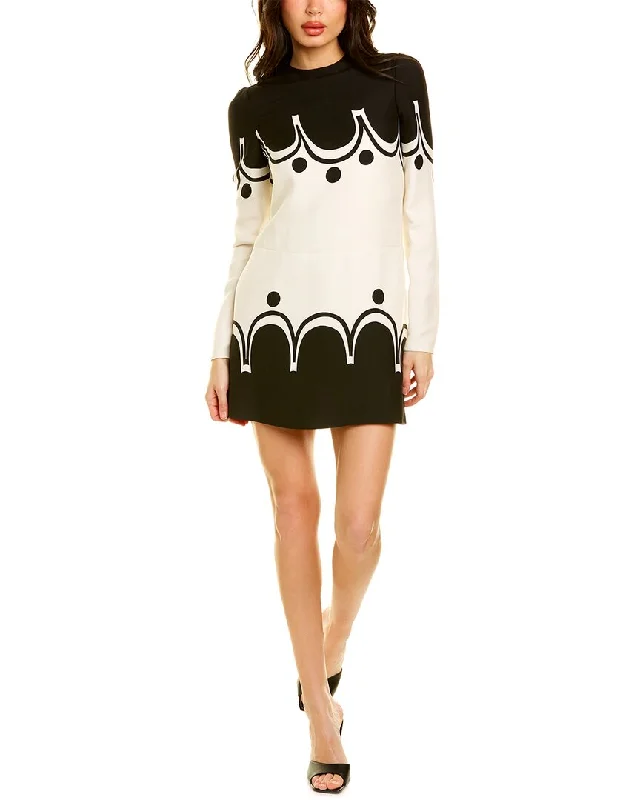 Save On Inspired Styles Valentino Wool & Cashmere-Blend Mini Dress