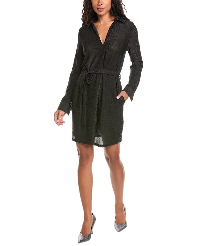 Chic Styles ANNA KAY Lurex Mini Dress