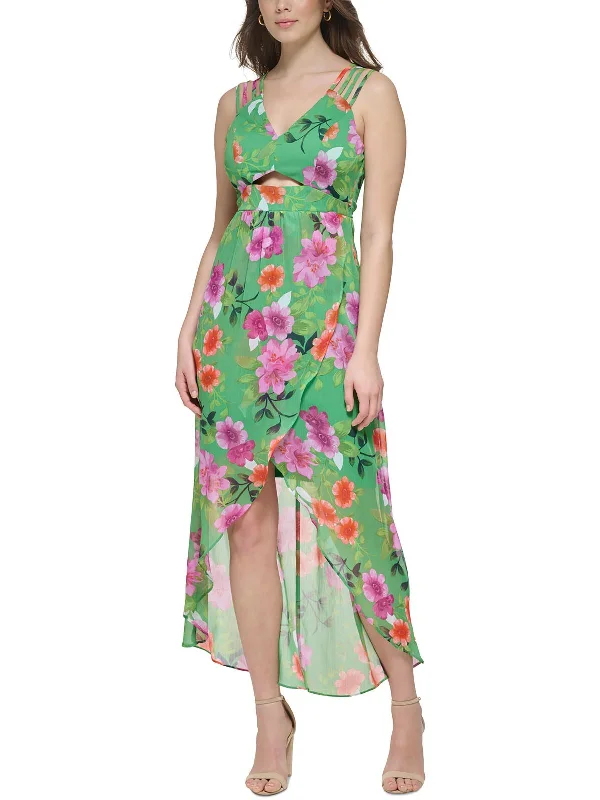 Last Chance Sale Womens Full Chiffon Maxi Dress