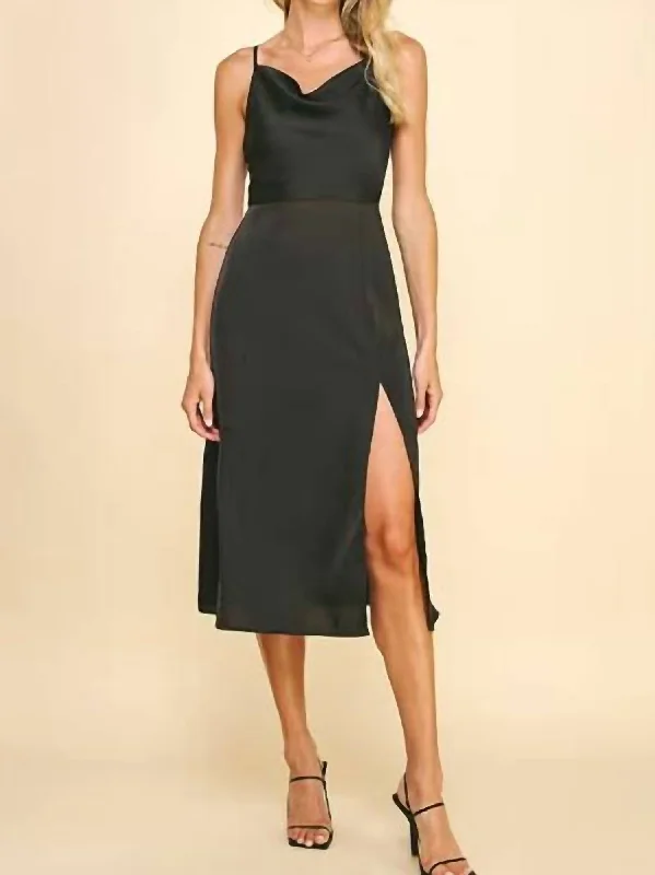 Discounts On Casual Weekend Styles Carmen Midi Dress In Black