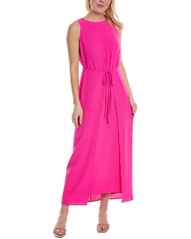 Chic Styles Vince Camuto Wrap Front Maxi Dress