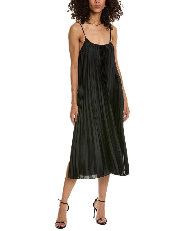 Casual Chic Johnny Was Gemma Pleated Midi Dress