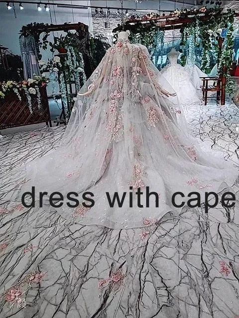 dress with cape