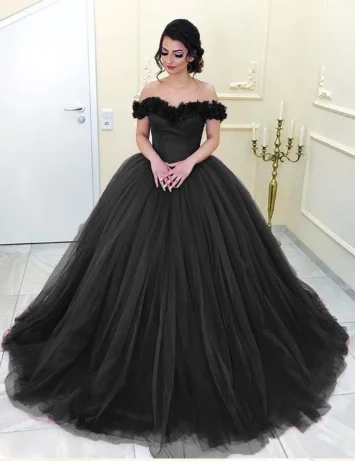 Spring Fling Sale Tulle Ball Gown off shoulder prom quinceanera dresses cg2209