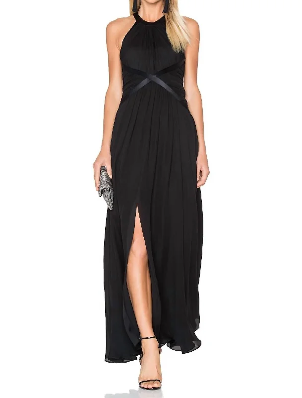 Fashion For Every Occasion Marvella Maxi Dress In Black