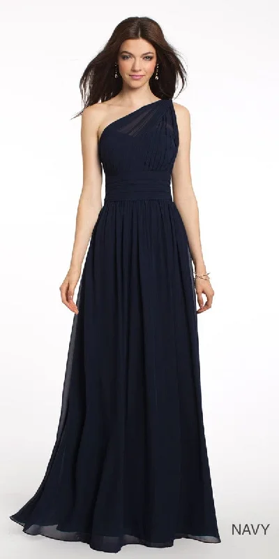 Limited Time Deal One Shoulder Illusion Bridesmaid Dress - Petite