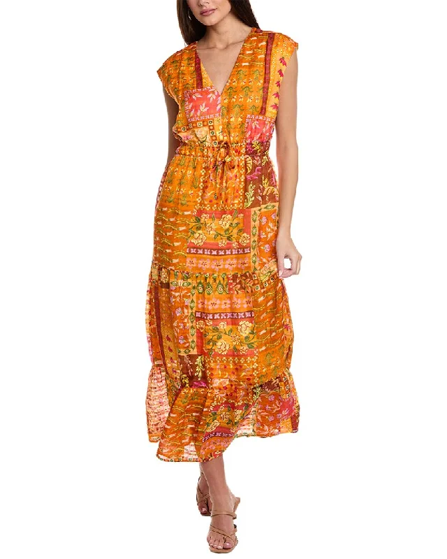 Limited Styles Marie Oliver Indy Linen-Blend Maxi Dress