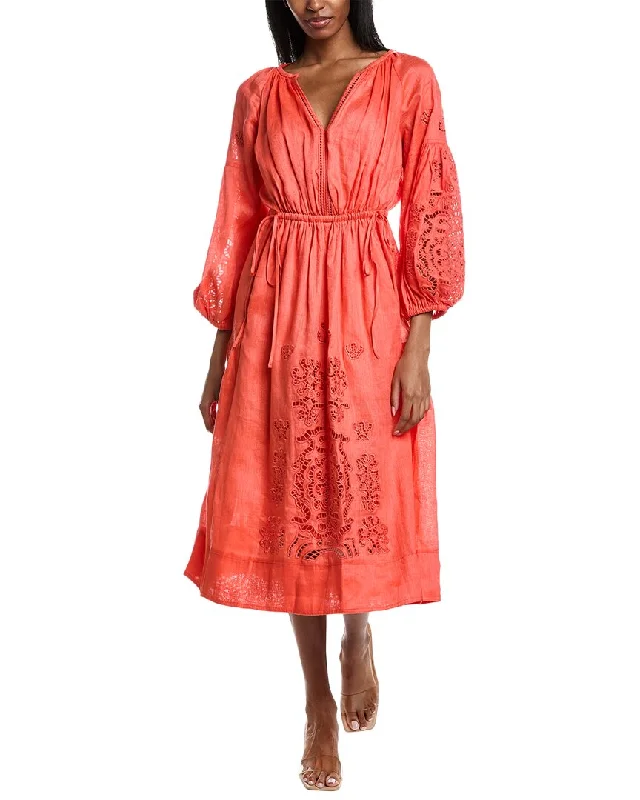 Spring Wardrobe A.L.C. Capri Linen Maxi Dress