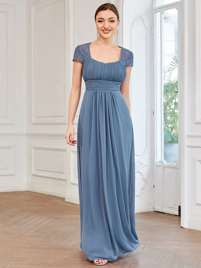 Pastel Styles Chiffon Ruched Sweetheart A-Line Bridesmaid Dress