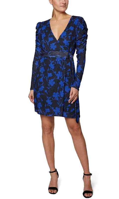 Cool Prices Laundry HU05D29 - Long Sleeve Print Short Dress