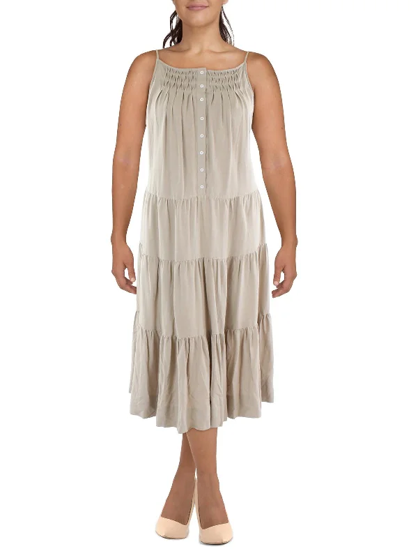 End Of Season Sale Womens Smocked Long Maxi Dress