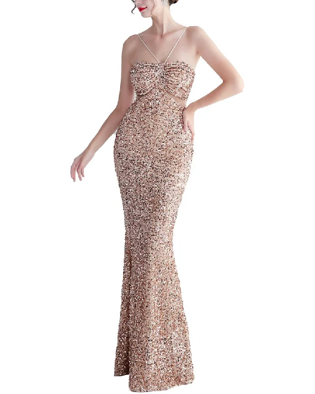 Score Big On Glamorous Red - Carpet Styles Kalinnu Maxi Dress