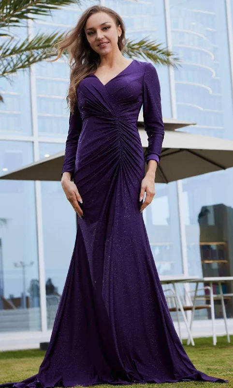 Summer Fashion J'Adore Dresses J23007 - Long Sleeve Mermaid Evening Dress