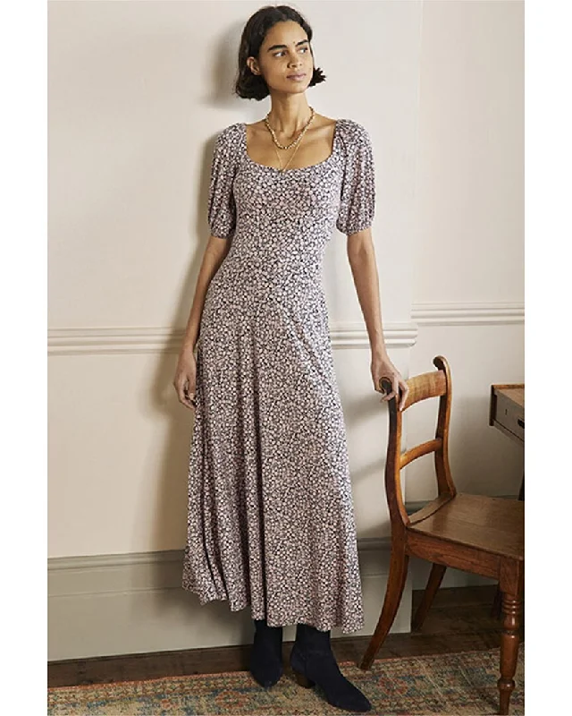 Season Sale Boden Square Neck Jersey Maxi Dress