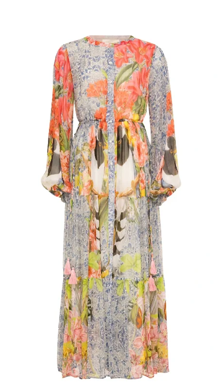 Limited Time Deal Women's Josefina Maxi Dress In Selva Birds