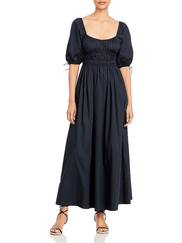 Exclusive Sale Faye Womens Smocked Long Maxi Dress