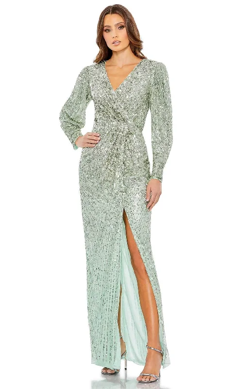 Special Offer Mac Duggal 5638 - Sequin Long Sleeve Evening Dress