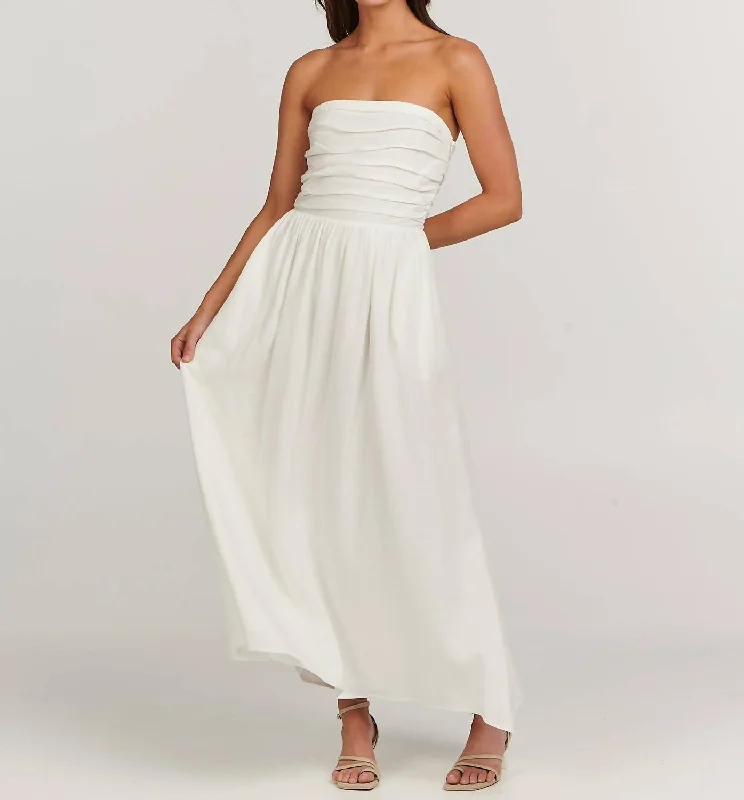 Latest Fashion Harriet Midi Dress In White