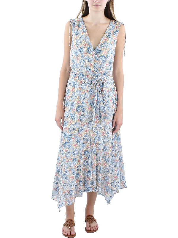 First Order Discount Womens Polyester Midi Dress