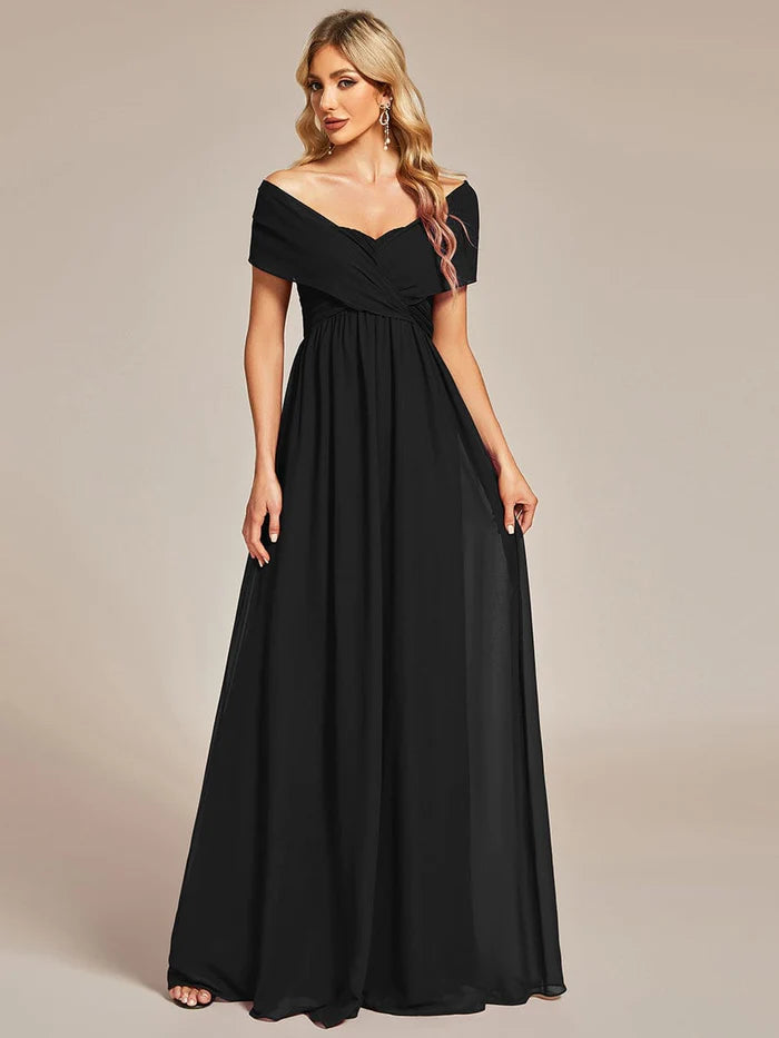 Latest Trends Custom Size Convertible Chiffon Pleated A-Line Bridesmaid Dress