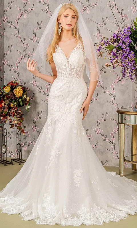 Mid - Week Surprise GLS by Gloria Bridal GL3487 - Sleeveless Mermaid Bridal Gown