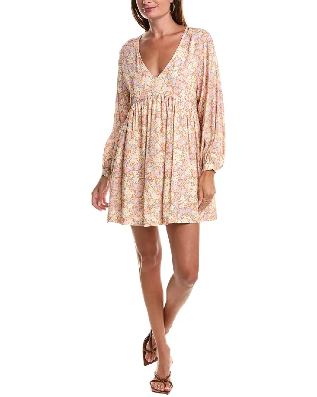 Limited Time Deal Saltwater Luxe Floral Mini Dress