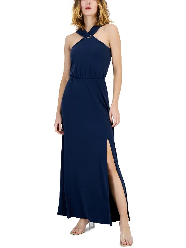 Buy More, Save More Womens Halter Polyester Maxi Dress