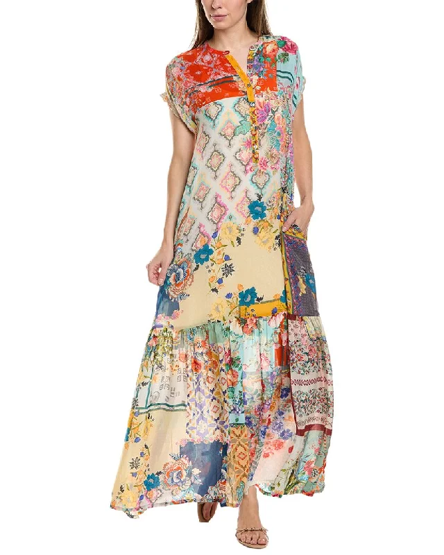 Beat The Heat In Tropical Styles Johnny Was Otti Alba Maxi Dress