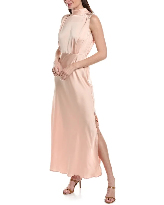 Limited Styles Moonsea Mock Neck Maxi Dress