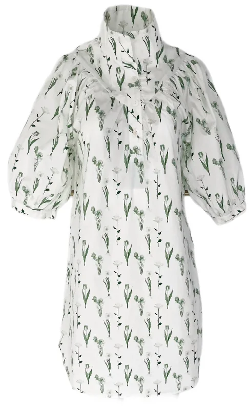 Fashion Sale Women Laney Dress In Green/white Floral