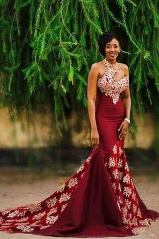 Limited Quantities New Arrival Ivory Lace Burgundy One Shoulder Mermaid Long Evening Prom Dresses Party Gowns cg2257