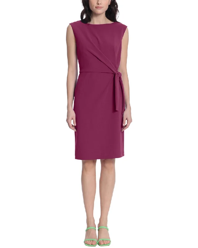 Elegant Style Donna Morgan Scuba Crepe Midi Dress