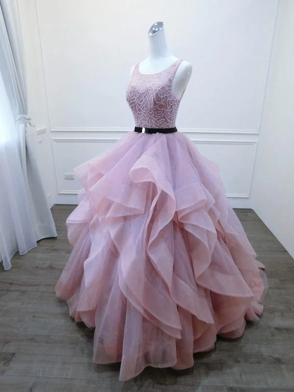 Last Chance Sale Ball Gown Blush Pink Prom Dress cg2236