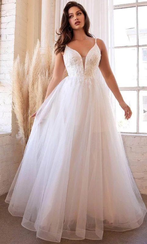 Winter Warm - Up Sale Ladivine CD0154W - A-line Bridal Gown