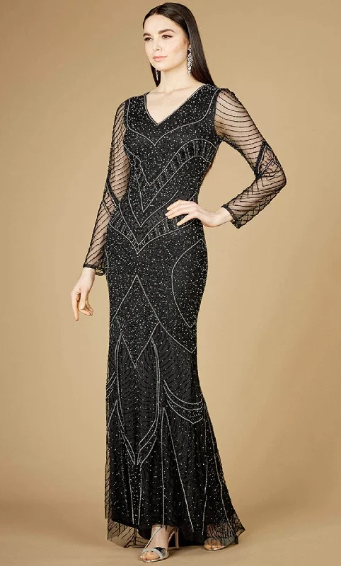 Limited Time Deal Lara Dresses 29173 - Long Sleeve Embellished Evening Dress