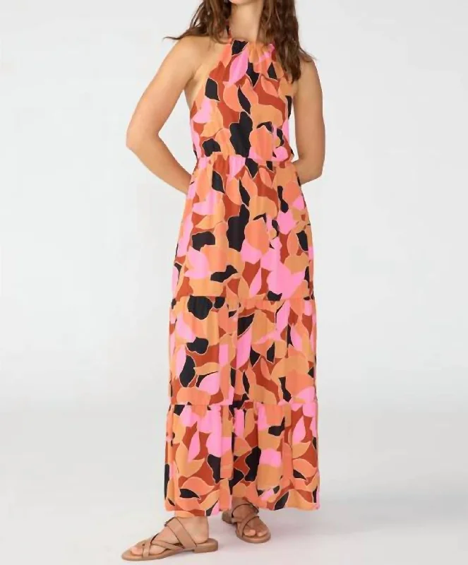 Spring Fling Sale Backless Maxi Dress In Solar Power