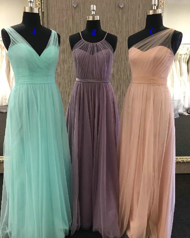 Limited Quantities A line Tulle Bridesmaid Dress