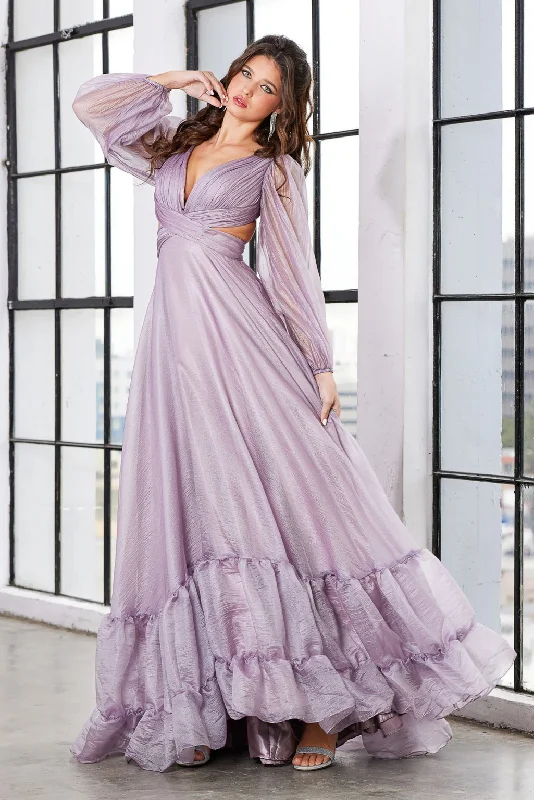 Big Savings On Rustic Countryside Styles Adora 3149G A Line Tiered Long Formal Ruffle Prom Dress