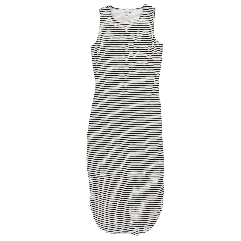 Anniversary Sale Bar Iii Womens Striped Bodycon Tank Dress