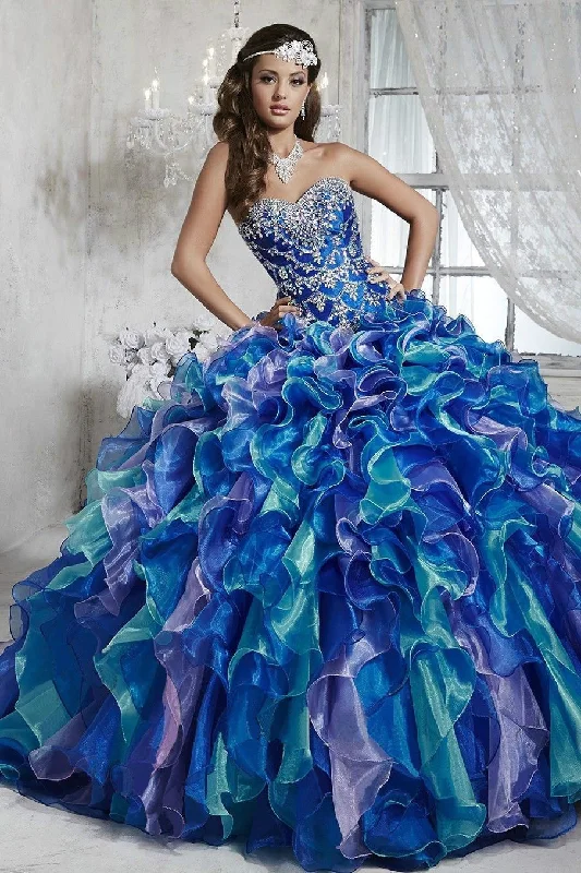 Last Chance Sale Quinceanera Collection - 26788SC Strapless Ruffled Ballgown