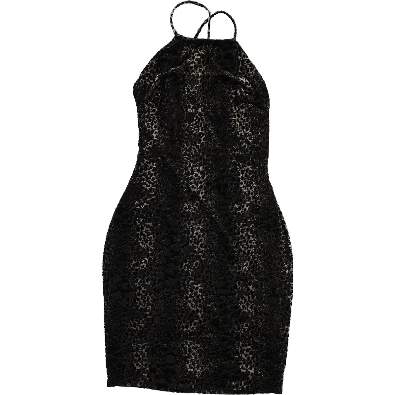 Seasonal Sale GUESS Womens Bodycon Slip Dress, Black, Small