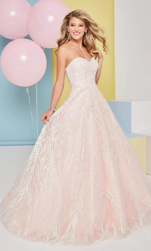 Fashion-Forward Outfits Tiffany Designs - 16474SC Strapless Sequin Tulle Ballgown