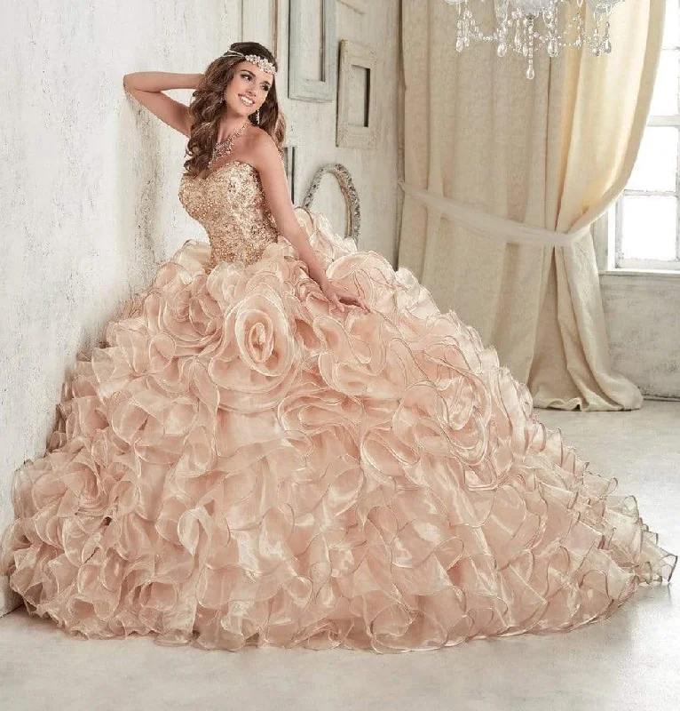 Summer Splash Sale Quinceanera Collection - 26839SC Strapless Ruffled Ballgown