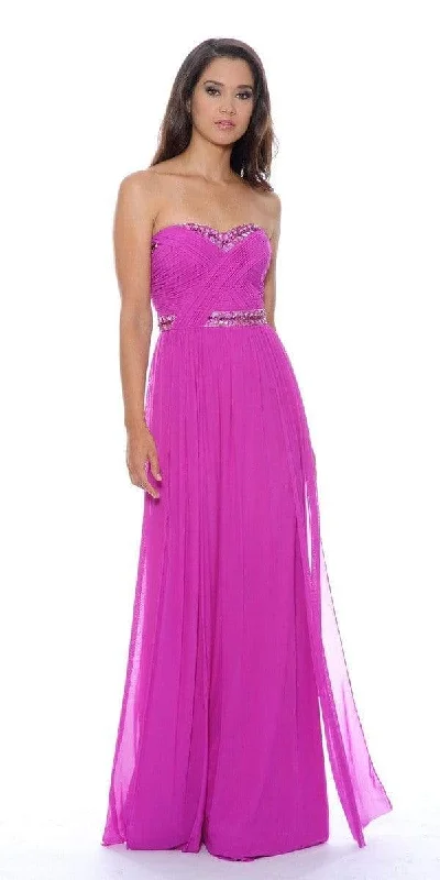 Special Offer Decode 1.8 - 181488SC Strapless Embellished Chiffon Gown