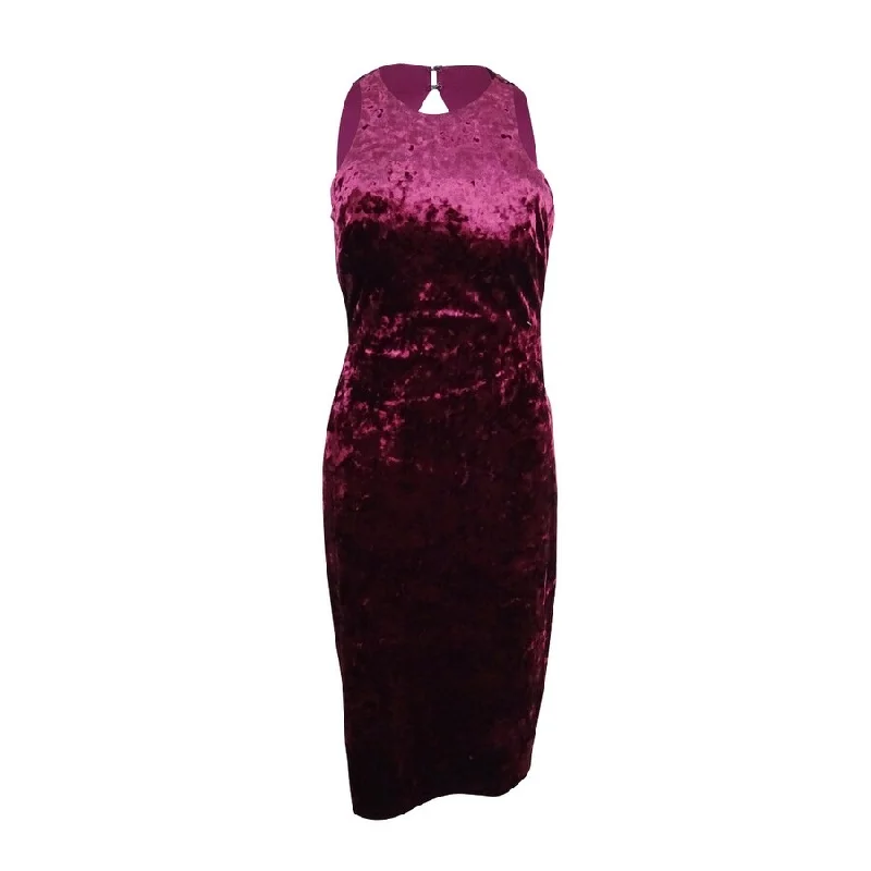 Exclusive Sale Nightway Women's Velvet Cutout-Back Bodycon Dress