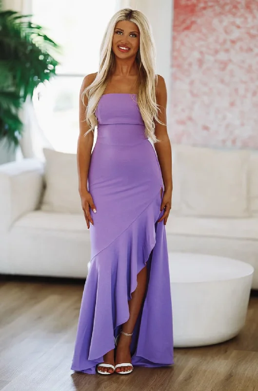 Wardrobe Refresh Princess Lavender Maxi Gown - Lavender Purple